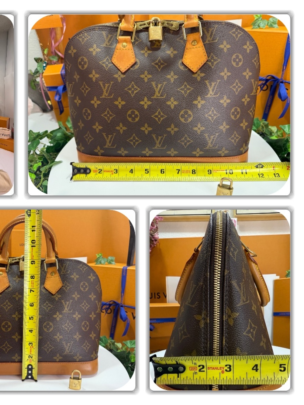 HERMOSA LOUIS VUITTON ALMA BAG! - Picture 11 of 17